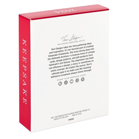 God's Love Shines Bright Metal Ornament Hallmark Keepsake 2024 New in Box - Picture 6 of 6